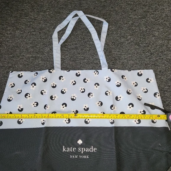 Kate Spade Blue and Black Elegant Tote - Picture 5 of 7